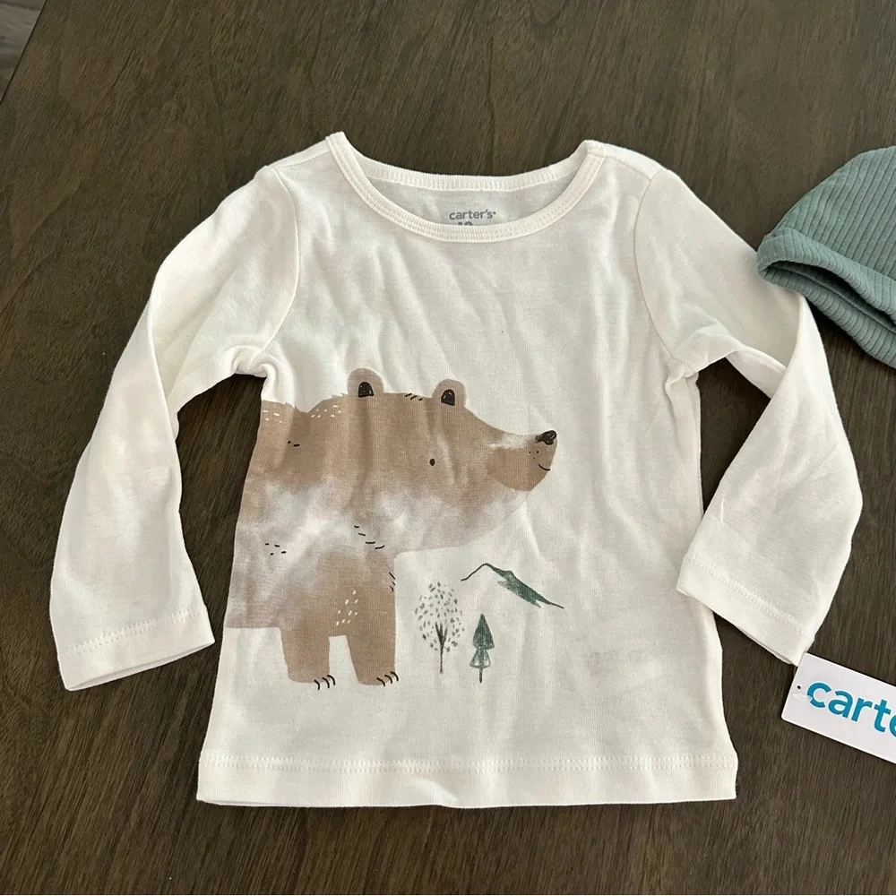 NWT Carter’s 3 Piece Baby Bear Outfit Size 12 Months